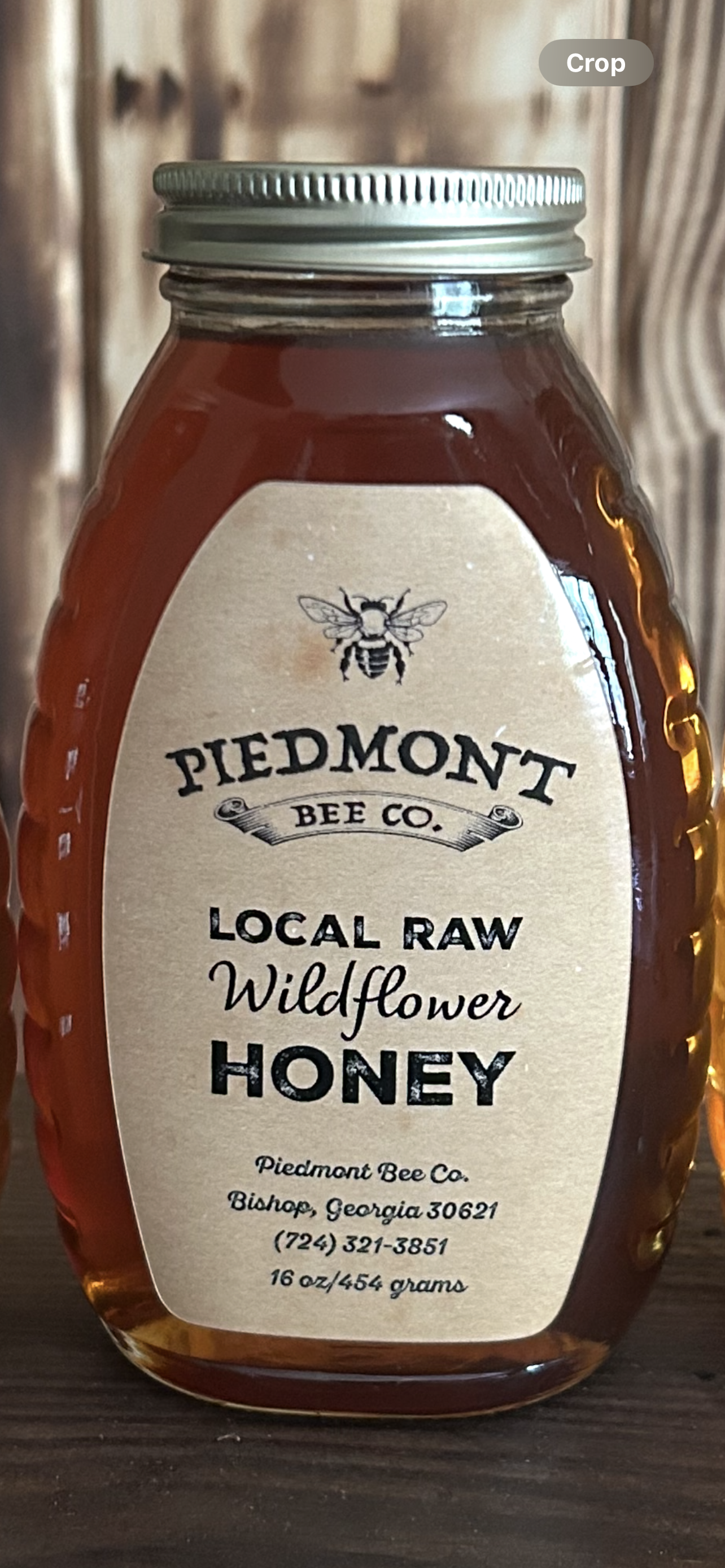 Local Raw Wildflower Honey 1lb Jar