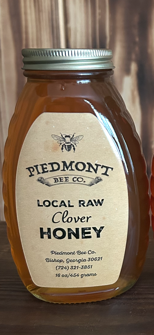 Local Raw Clover Honey 1lb Jar